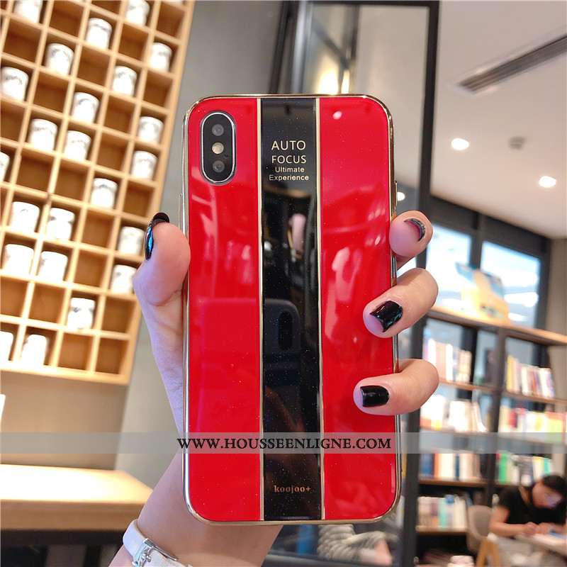 Étui iPhone Xs Légère Fluide Doux Tout Compris Brillant Rose Ultra
