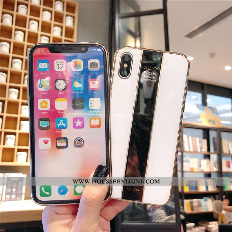 Étui iPhone Xs Légère Fluide Doux Tout Compris Brillant Rose Ultra
