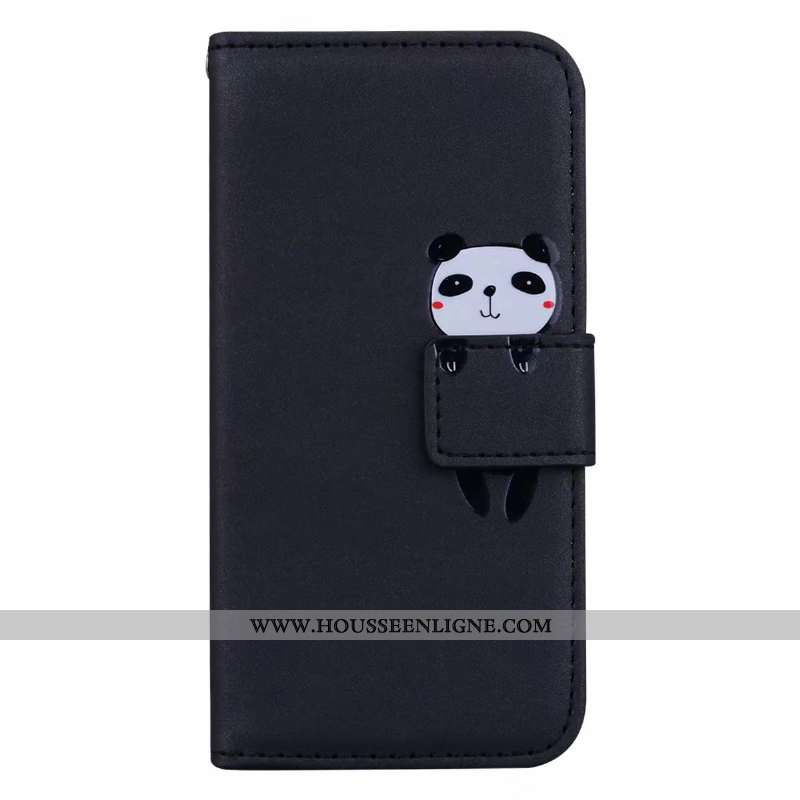 Étui iPhone Xs Max Cuir Protection Rouge Clamshell Téléphone Portable Charmant Coque