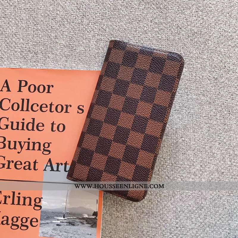 Étui iPhone Xs Max Cuir Tout Compris Noir Housse Téléphone Portable Coque