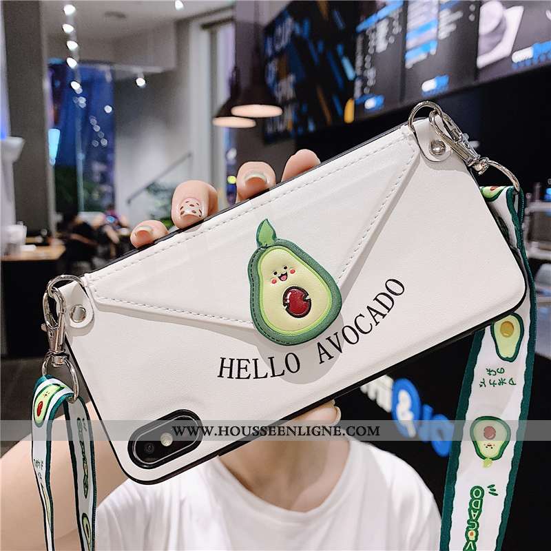 Étui iPhone Xs Max Fluide Doux Ornements Suspendus Téléphone Portable Tout Compris Coque Support Inc