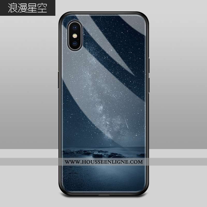 Étui iPhone Xs Max Personnalité Créatif Protection Amoureux Difficile Tendance Verte