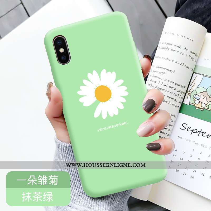 Étui iPhone Xs Max Protection Personnalité Tout Compris Coque Net Rouge Mode Créatif