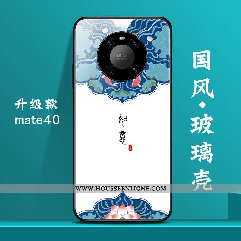 Coque Huawei Mate 40 Personnalité Créatif Vent Tendance Bleu Nouveau