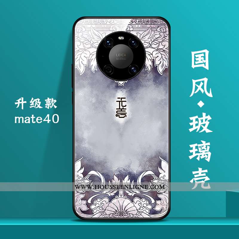 Coque Huawei Mate 40 Personnalité Créatif Vent Tendance Bleu Nouveau