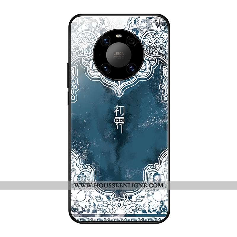 Coque Huawei Mate 40 Personnalité Créatif Vent Tendance Bleu Nouveau