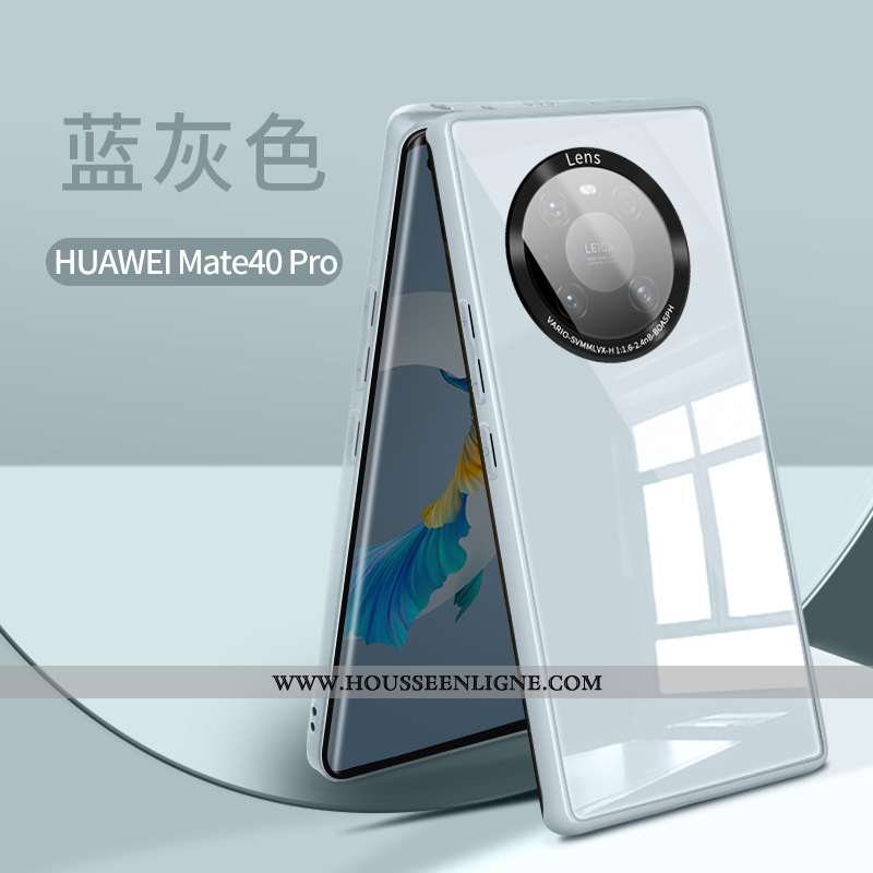 Coque Huawei Mate 40 Pro Légère Silicone Nouveau Ultra Protection Verre Tout Compris Violet