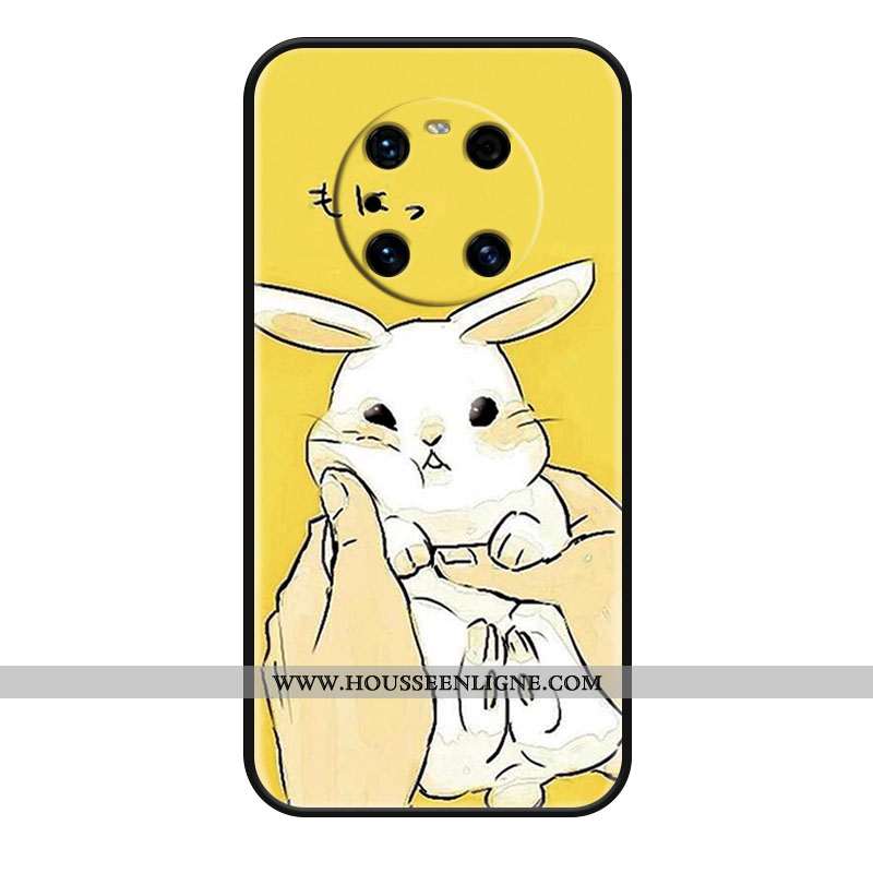 Coque Huawei Mate 40 Pro Protection Ornements Suspendus Dessin Animé Lapin Incassable Cœur Tout Comp