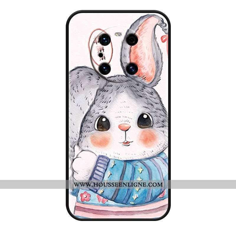Coque Huawei Mate 40 Pro Protection Ornements Suspendus Dessin Animé Lapin Incassable Cœur Tout Comp