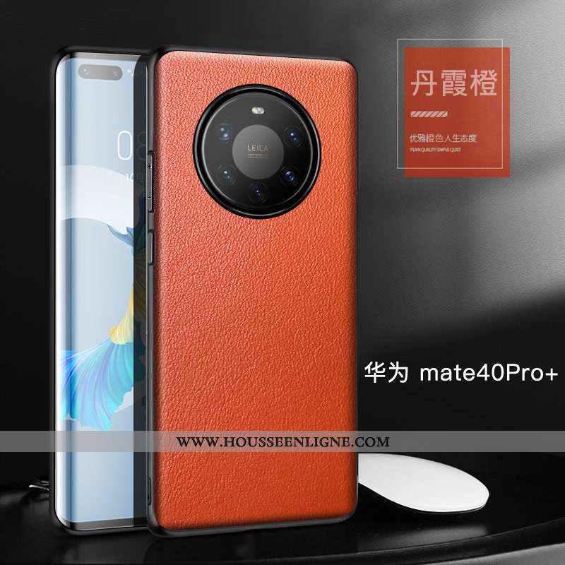 Coque Huawei Mate 40 Pro+ Protection Personnalité Vert Bovins Simple Étui Verte
