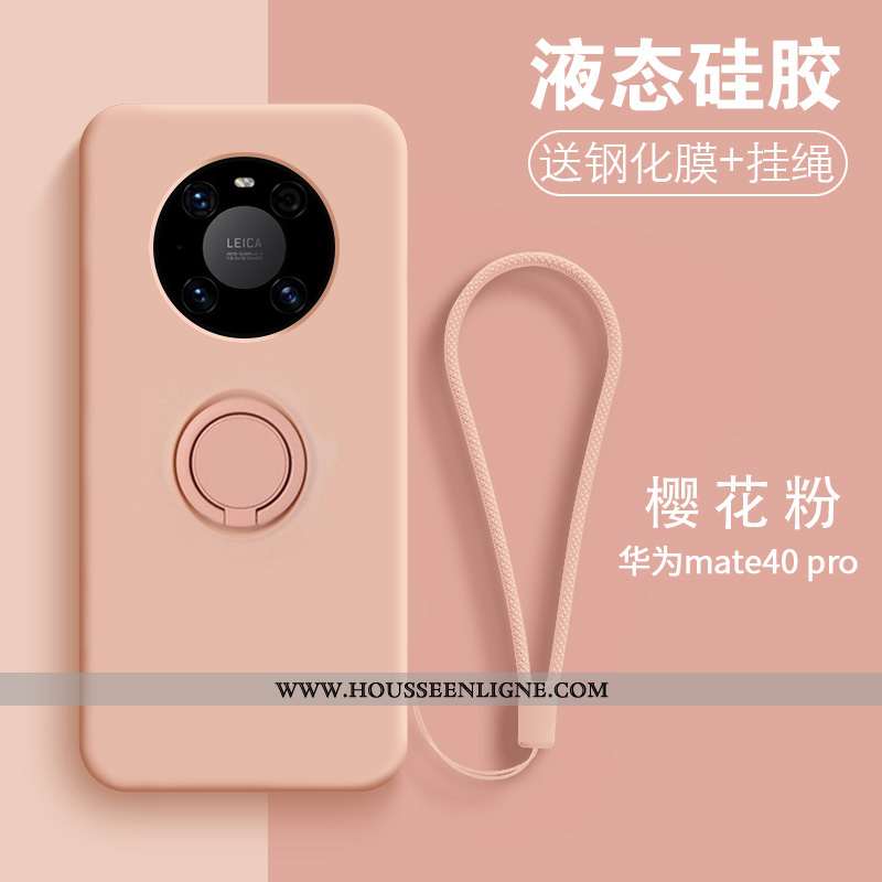 Coque Huawei Mate 40 Pro Tendance Fluide Doux Net Rouge Nouveau Incassable Étui Créatif Verte
