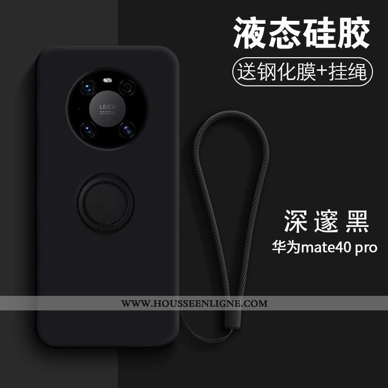 Coque Huawei Mate 40 Pro Tendance Fluide Doux Net Rouge Nouveau Incassable Étui Créatif Verte