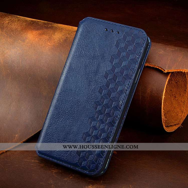 Coque Xiaomi Redmi 9 Protection Cuir Étui Vin Rouge Incassable Housse Bordeaux