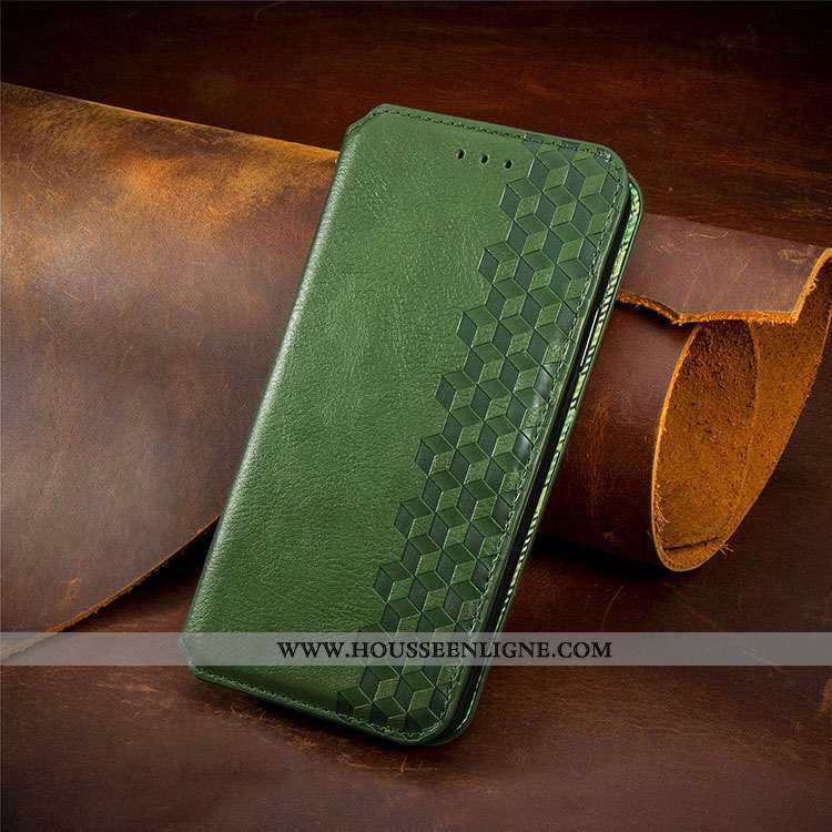 Coque Xiaomi Redmi 9 Protection Cuir Étui Vin Rouge Incassable Housse Bordeaux