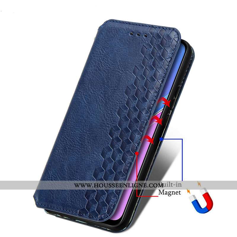 Coque Xiaomi Redmi 9 Protection Cuir Étui Vin Rouge Incassable Housse Bordeaux