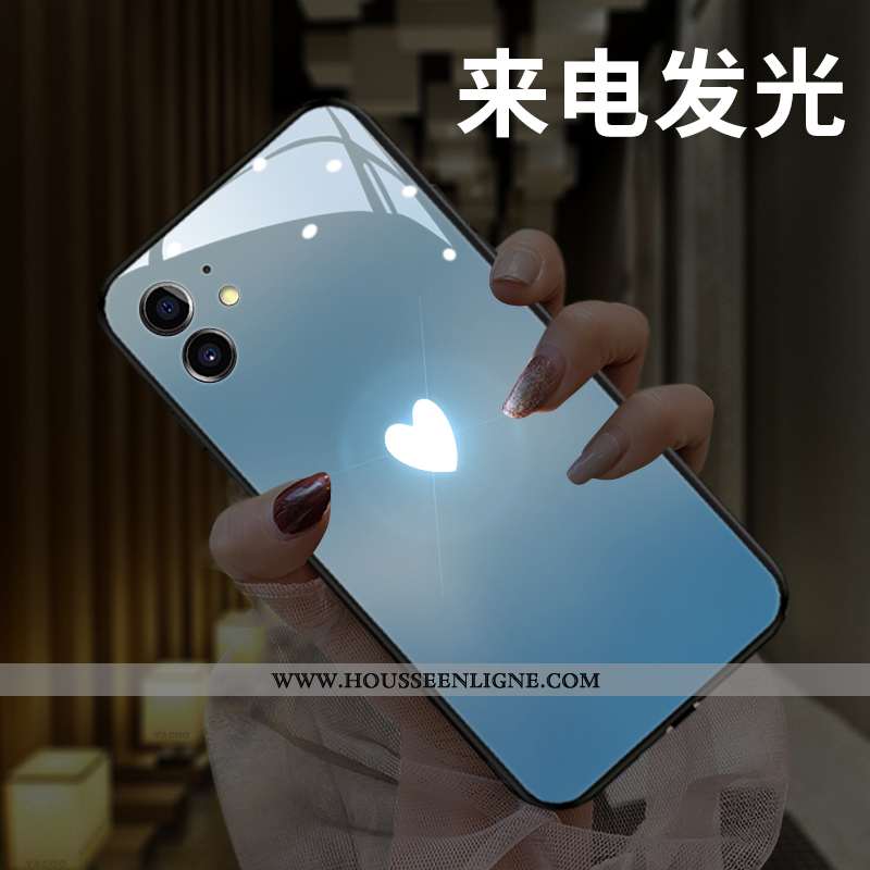 Coque iPhone 12 Mode Protection Tendance Étui Couvercle Arrière Tout Compris Dégradé De Couleur Bleu