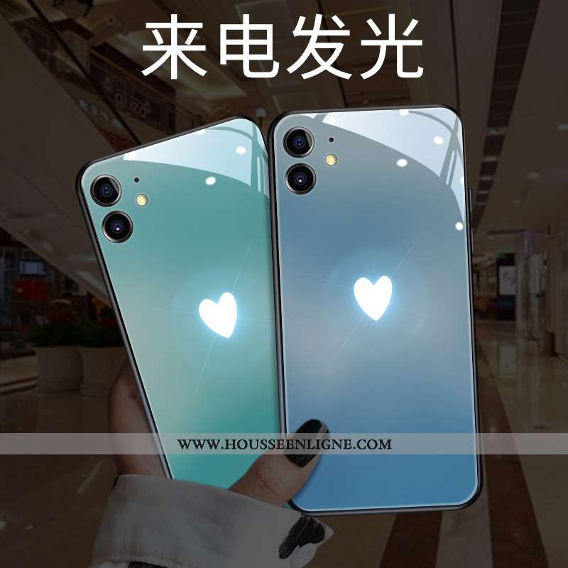 Coque iPhone 12 Mode Protection Tendance Étui Couvercle Arrière Tout Compris Dégradé De Couleur Bleu