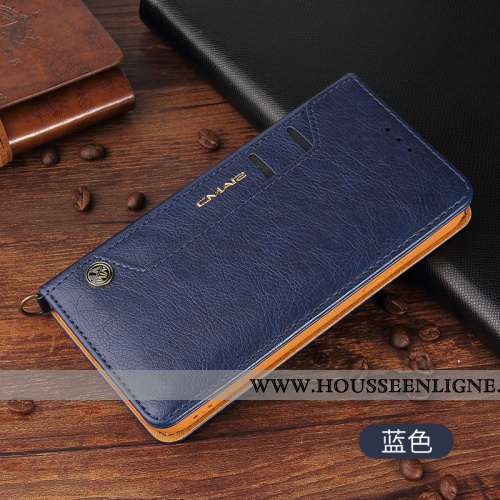 Coque iPhone 12 Pro Cuir Véritable Cuir Business Téléphone Portable Incassable Housse Carte Rouge