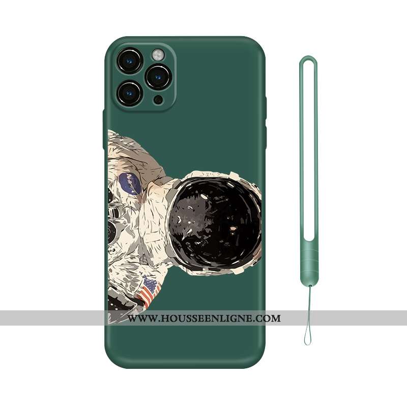 Coque iPhone 12 Pro Tendance Silicone Noir Téléphone Portable Tout Compris Personnalité