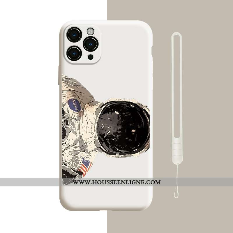 Coque iPhone 12 Pro Tendance Silicone Noir Téléphone Portable Tout Compris Personnalité