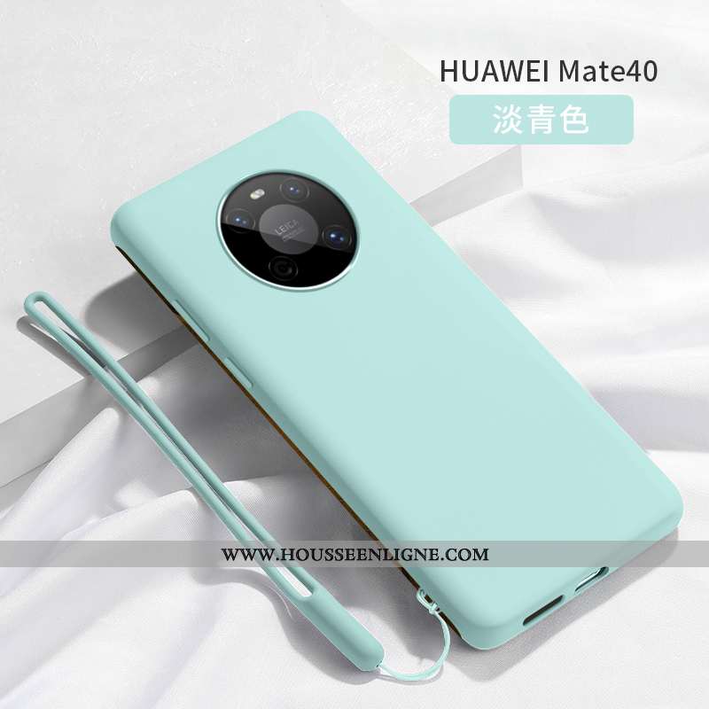Housse Huawei Mate 40 Légère Silicone Protection Téléphone Portable Ultra Vert Simple Verte