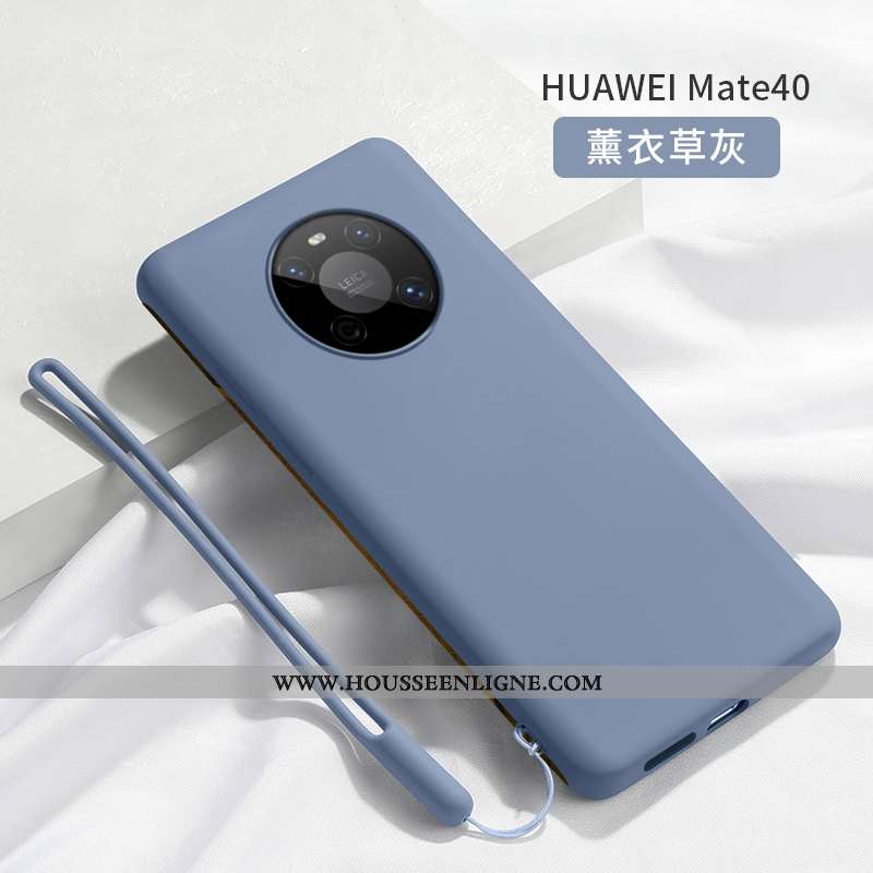 Housse Huawei Mate 40 Légère Silicone Protection Téléphone Portable Ultra Vert Simple Verte