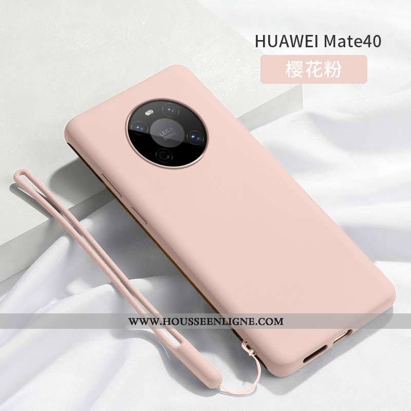Housse Huawei Mate 40 Légère Silicone Protection Téléphone Portable Ultra Vert Simple Verte