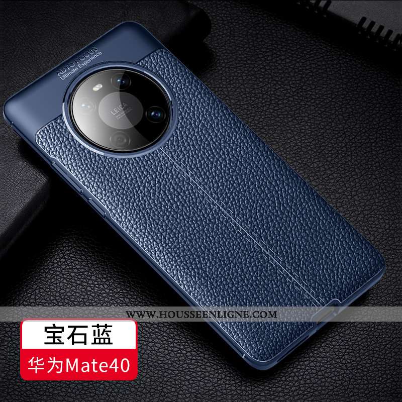 Housse Huawei Mate 40 Modèle Fleurie Personnalité Légère Téléphone Portable Incassable Nouveau Noir