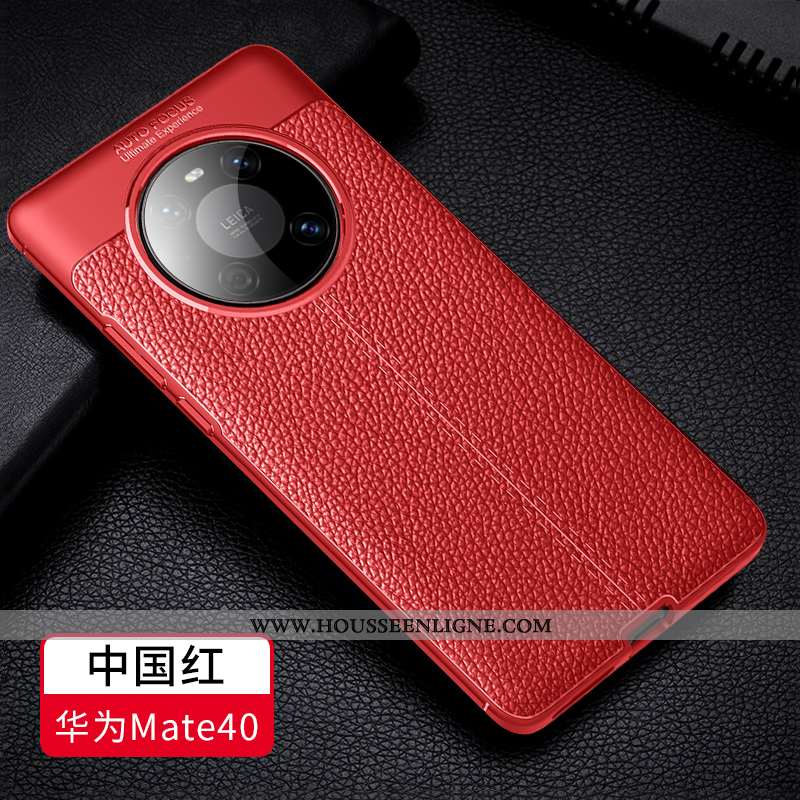 Housse Huawei Mate 40 Modèle Fleurie Personnalité Légère Téléphone Portable Incassable Nouveau Noir