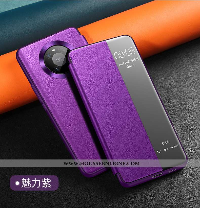 Housse Huawei Mate 40 Pro+ Cuir Protection Téléphone Portable Tout Compris Incassable Véritable Étui