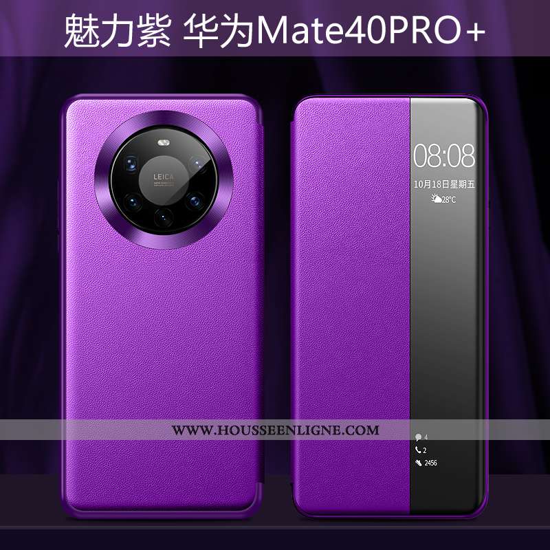 Housse Huawei Mate 40 Pro+ Cuir Protection Téléphone Portable Tout Compris Incassable Véritable Étui