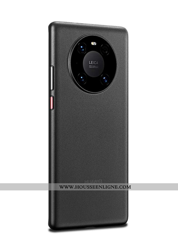 Housse Huawei Mate 40 Pro Personnalité Ultra Protection Légère Étui Délavé En Daim Simple Bleu