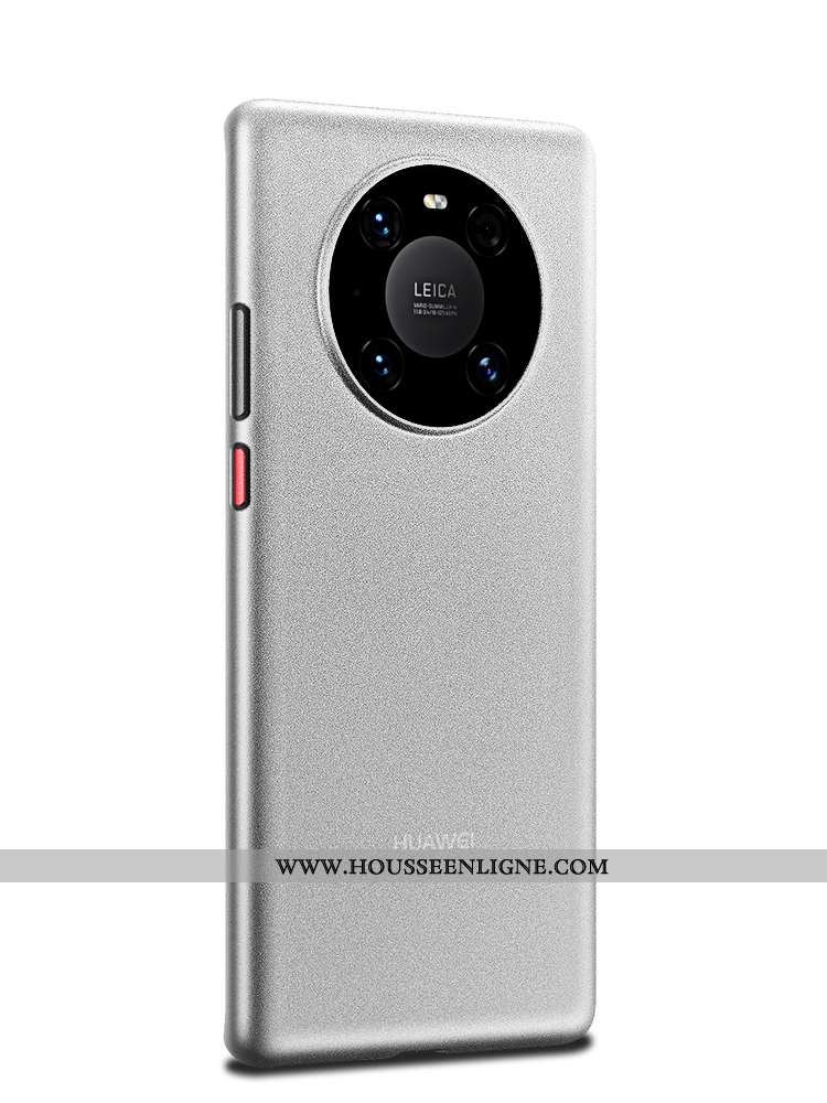 Housse Huawei Mate 40 Pro Personnalité Ultra Protection Légère Étui Délavé En Daim Simple Bleu