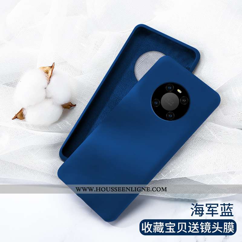 Housse Huawei Mate 40 Pro Silicone Protection Coque Simple Nouveau Tout Compris Vert Verte