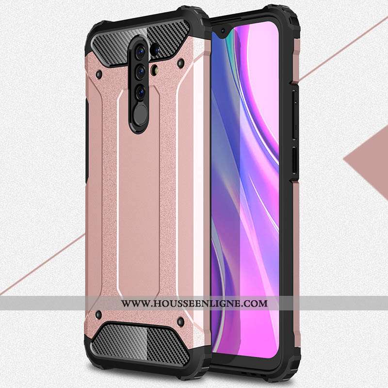 Housse Xiaomi Redmi 9 Délavé En Daim Fluide Doux Noir Argent Silicone Téléphone Portable Protection