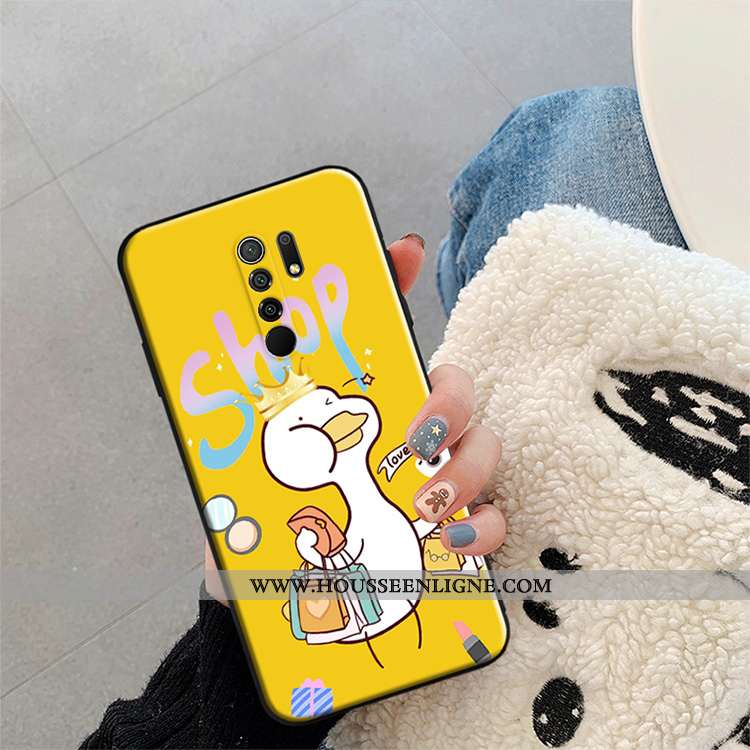 Housse Xiaomi Redmi 9 Protection Créatif Mode Rouge Tendance Incassable Coque Bordeaux