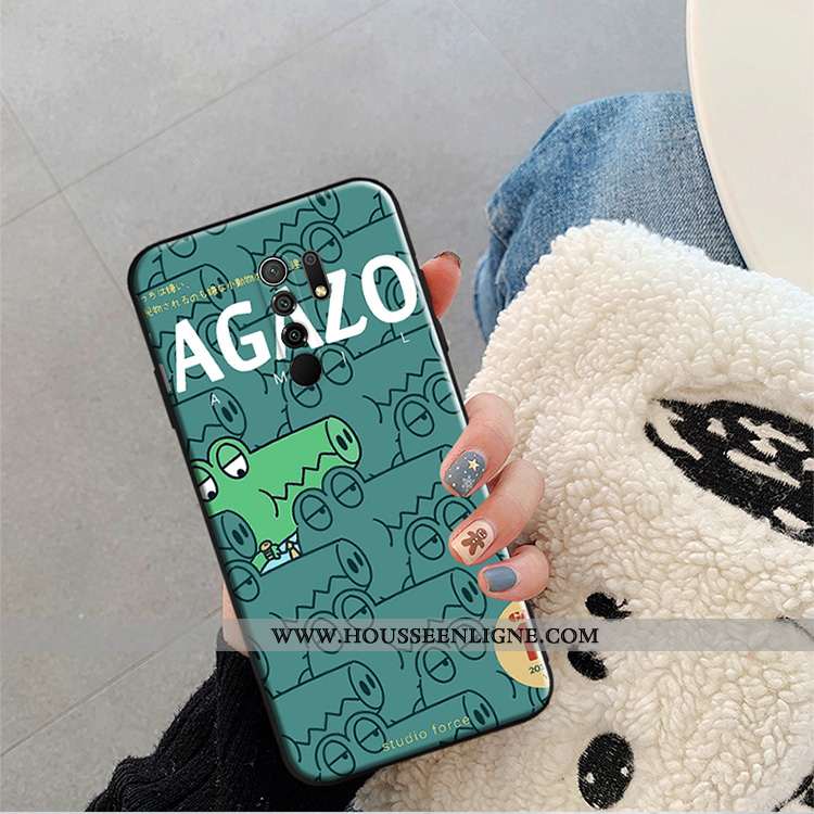 Housse Xiaomi Redmi 9 Protection Créatif Mode Rouge Tendance Incassable Coque Bordeaux