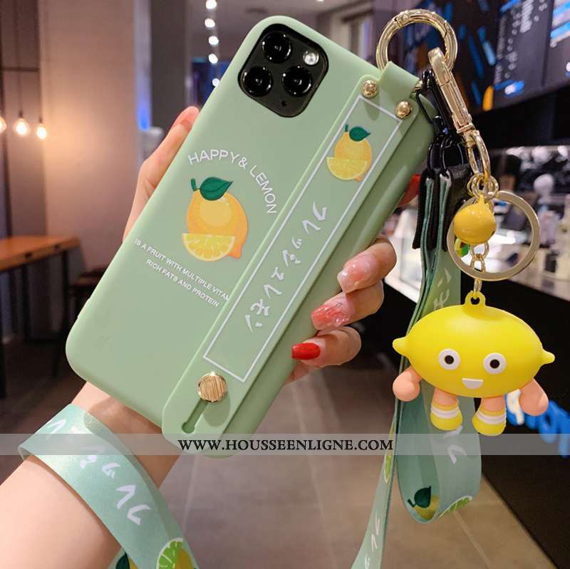 Housse iPhone 12 Pro Max Tendance Silicone Étui Téléphone Portable Tout Compris Protection Citron Bl