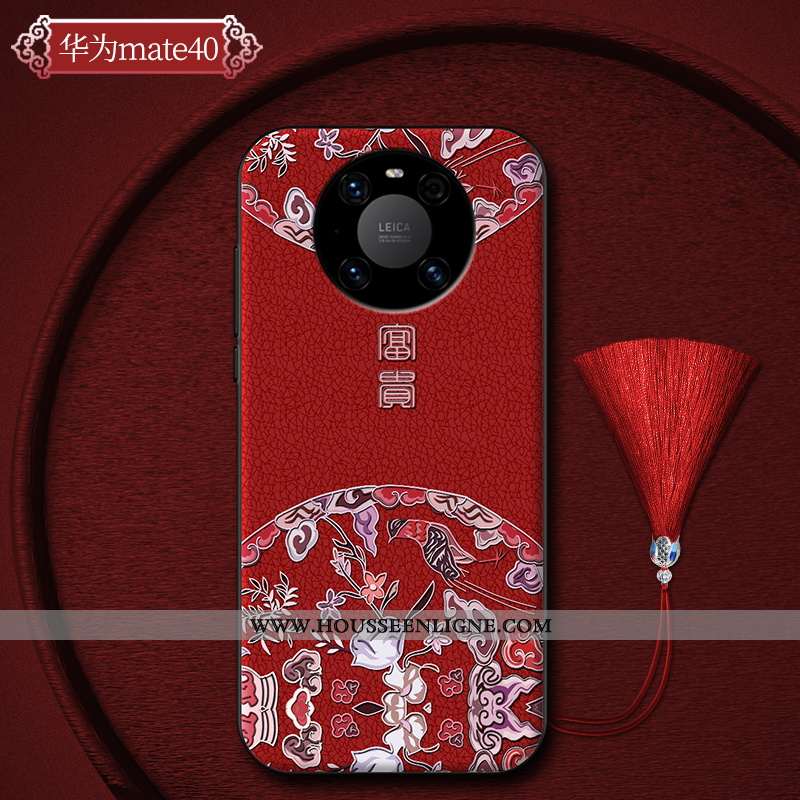 Étui Huawei Mate 40 Créatif Ultra Silicone Tout Compris Luxe Tendance Incassable Violet