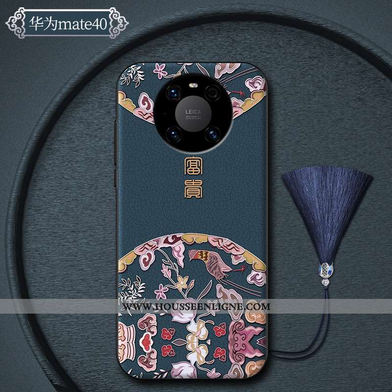 Étui Huawei Mate 40 Créatif Ultra Silicone Tout Compris Luxe Tendance Incassable Violet