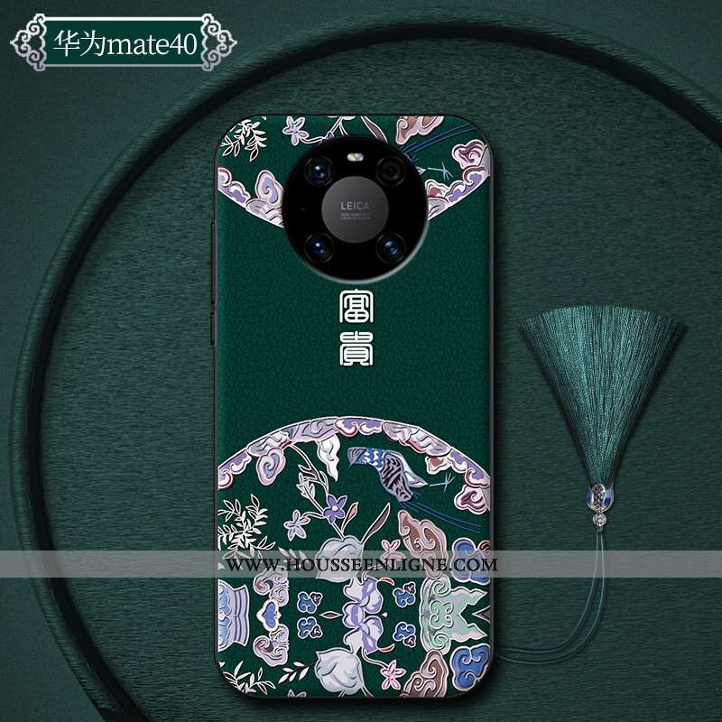 Étui Huawei Mate 40 Créatif Ultra Silicone Tout Compris Luxe Tendance Incassable Violet