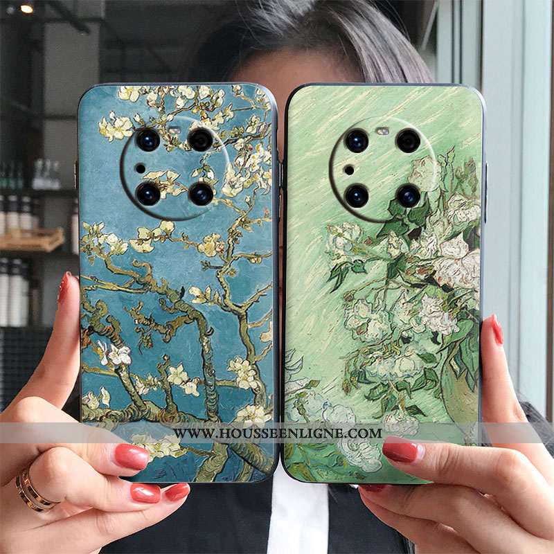 Étui Huawei Mate 40 Pro Fluide Doux Silicone Protection Blanc Luxe Coque Haute Verte
