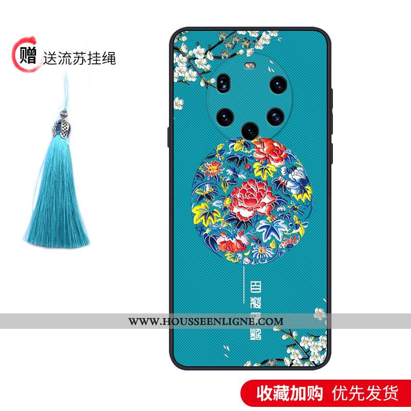 Étui Huawei Mate 40 Pro+ Silicone Protection Téléphone Portable Tendance Incassable Légère Délavé En