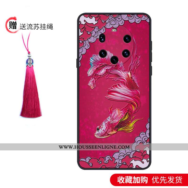Étui Huawei Mate 40 Pro+ Silicone Protection Téléphone Portable Tendance Incassable Légère Délavé En
