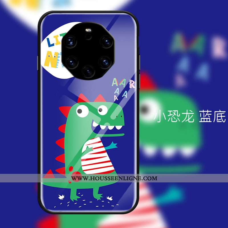 Étui Huawei Mate 40 Rs Protection Verre Petit Difficile Dessin Animé Tendance Coque Jaune