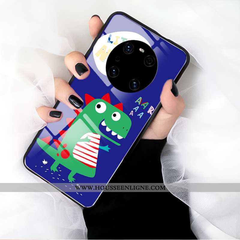 Étui Huawei Mate 40 Rs Protection Verre Petit Difficile Dessin Animé Tendance Coque Jaune