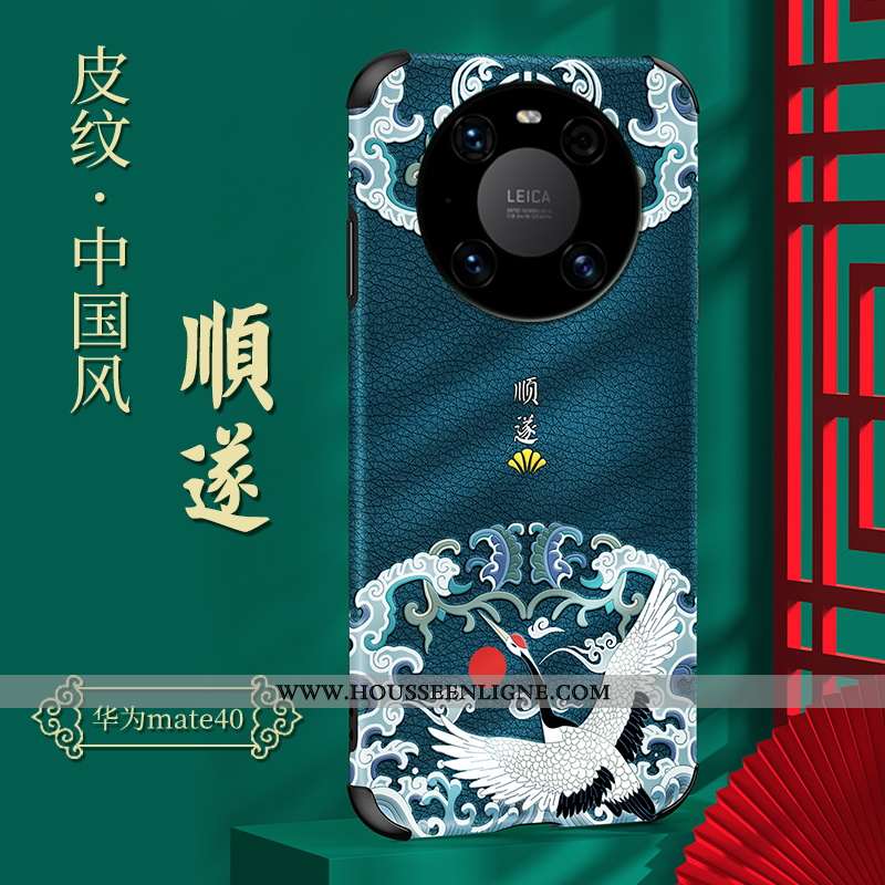 Étui Huawei Mate 40 Silicone Mode Légère Tendance Personnalité Fluide Doux Noir