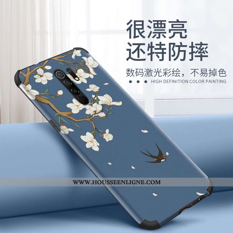 Étui Xiaomi Redmi 9 Ultra Légère Style Chinois Nouveau Incassable Protection Téléphone Portable Viol
