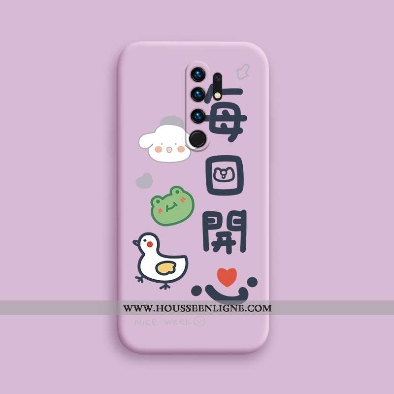 Étui Xiaomi Redmi 9 Ultra Tendance Fluide Doux Silicone Jaune Téléphone Portable Légère