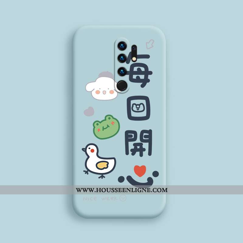 Étui Xiaomi Redmi 9 Ultra Tendance Fluide Doux Silicone Jaune Téléphone Portable Légère